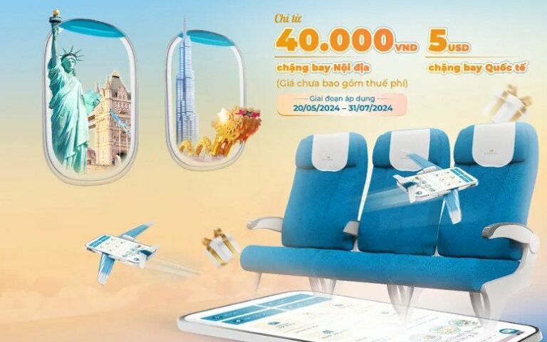 “CƠN MƯA” ƯU ĐÃI – CHỌN CHỖ THOẢI MÁI CÙNG VIETNAM AIRLINES