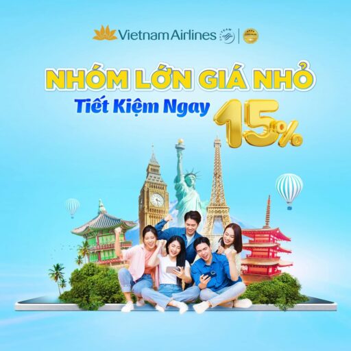 Cùng hội bạn thân tận hưởng Lễ hội pháo hoa với ưu đãi đặc biệt từ Vietnam Airlines