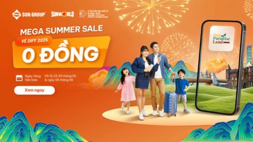 Cơn sốt vé 0Đ Lễ hội Pháo hoa Đà Nẵng: “Mega SunFest – DIFF 0Đ” gây bão, đừng bỏ lỡ cơ hội 16/5!