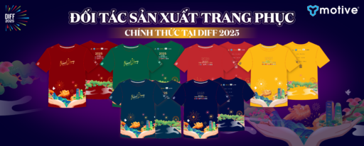 MOTIVE – Đối tác sản xuất trang phục chính thức tại DIFF 2025