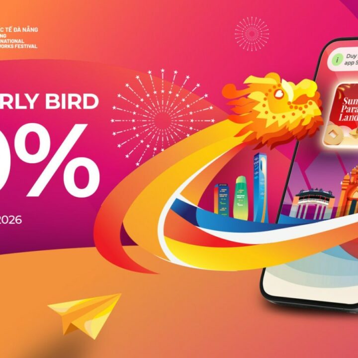 “Săn vé” DIFF 2026 sớm giảm tới 30%: Trải nghiệm combo bay + pháo hoa cực hấp dẫn