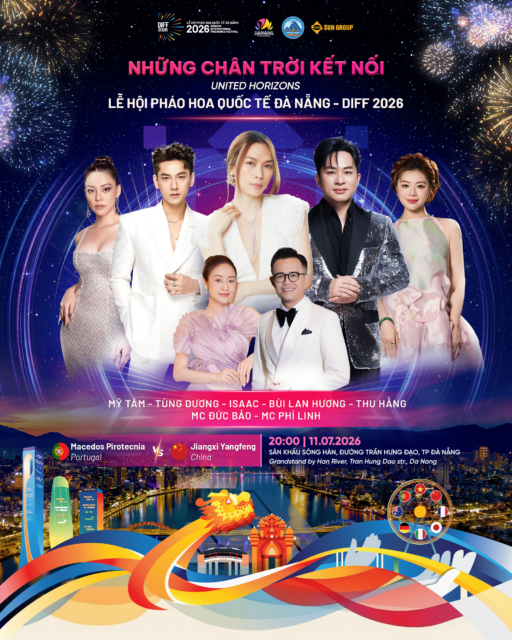 Hé lộ đêm chung kết DIFF 2026: Hai cường quốc pháo hoa và “siêu concert” đang chờ khán giả